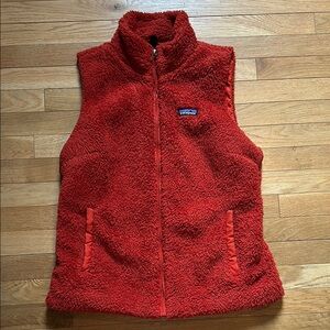 EUC Patagonia Burnt Orange Sherpa Vest Sz XL
